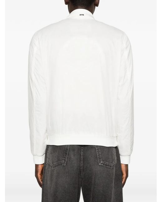 Giacca Con Zip di Herno in White da Uomo