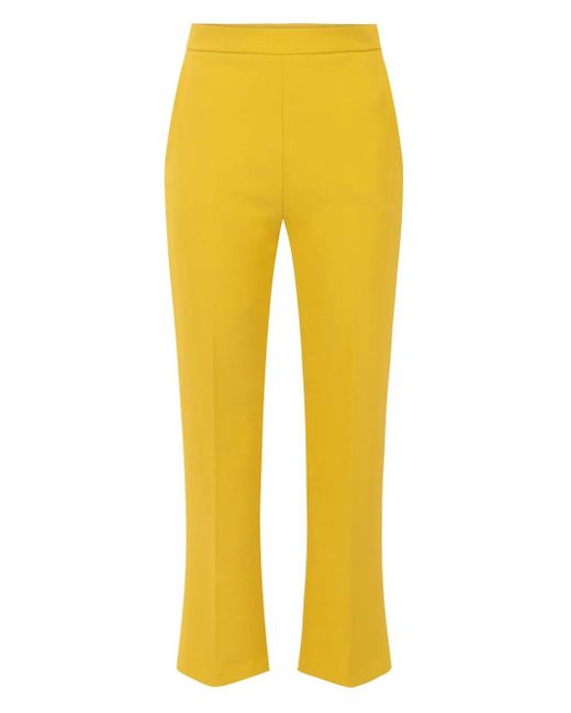 Elisabetta Franchi クロップドパンツ Yellow