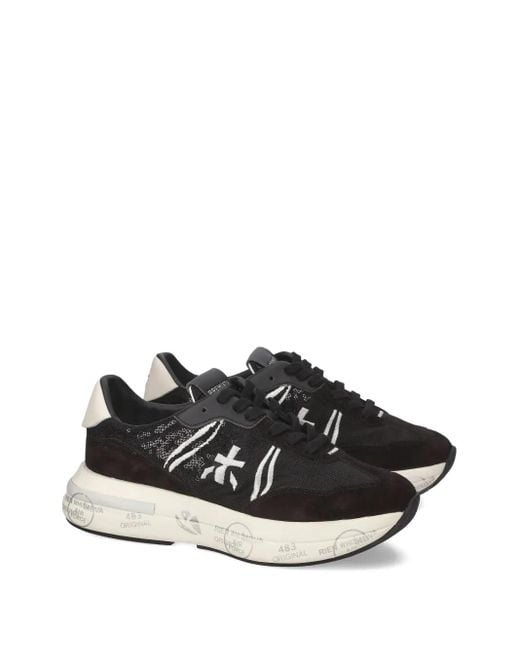 Premiata Black Cassie Sneakers