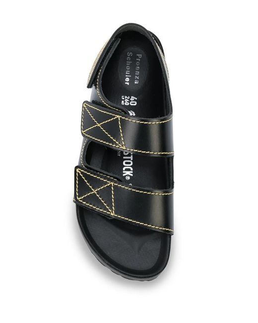 Proenza Schouler Black X Birkenstock Milano Sandals