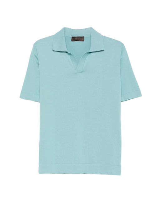 FILIPPO DE LAURENTIIS Blue Short-Sleeved T-Shirt for men