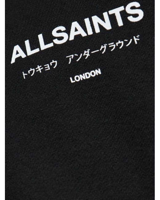 AllSaints Blue Underground Half-Zip Sweater for men