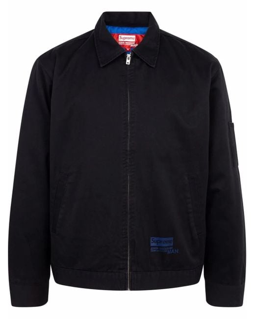 Supreme Black X Junya Watanabe Printed Work Jacket