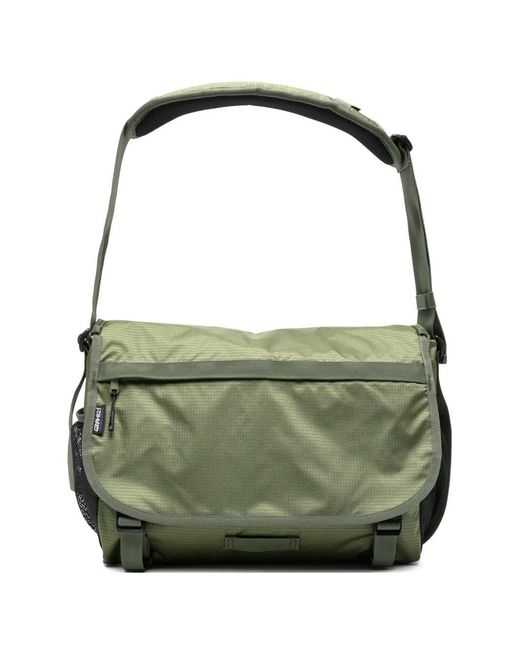 Gramicci Green Flap Messenger Bag for men