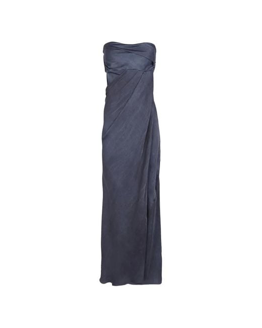 Cortana Blue Elira Draped Dress