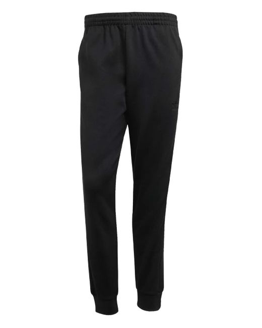 メンズ Adidas ロゴ トラックパンツ Black