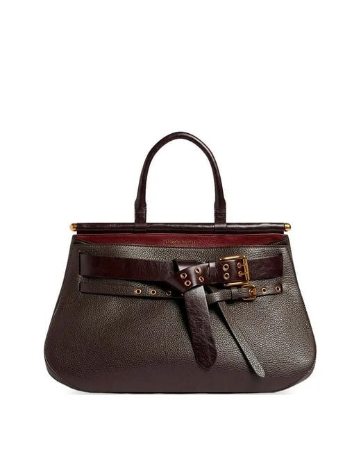 Antonio Marras Brown Medium Tanit Buckled Tote Bag