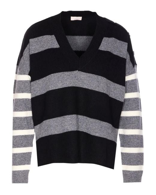 Pull À Rayures Liu Jo en coloris Black