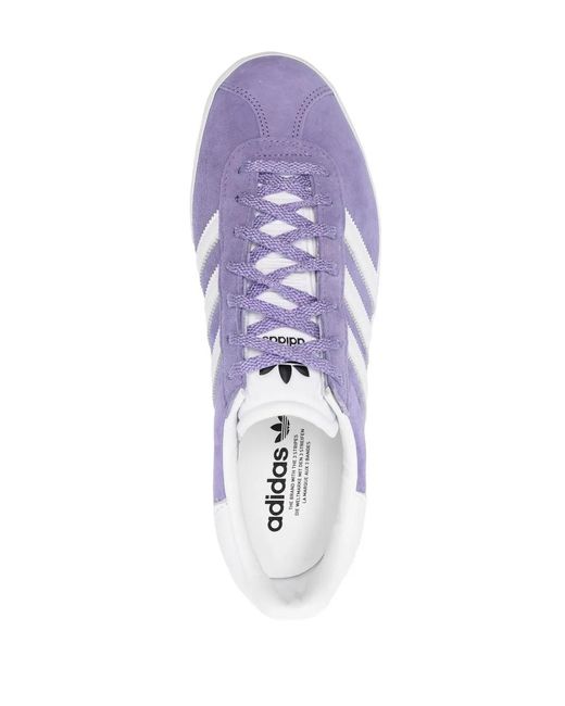 Adidas Purple Gazelle Suede Sneakers