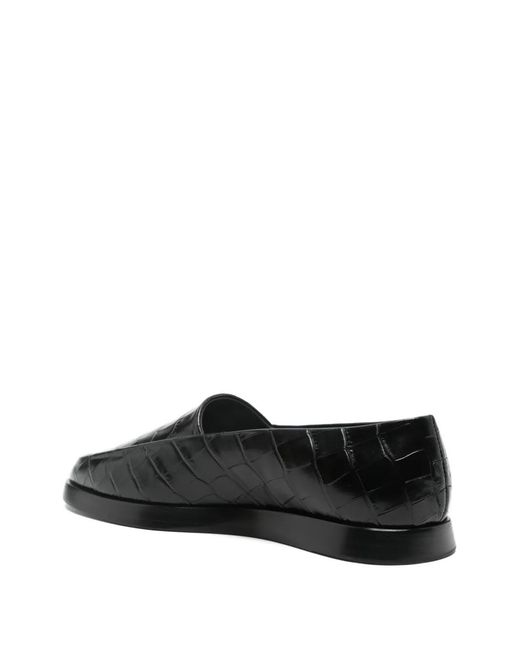Fear Of God Black Textured Loafers for men