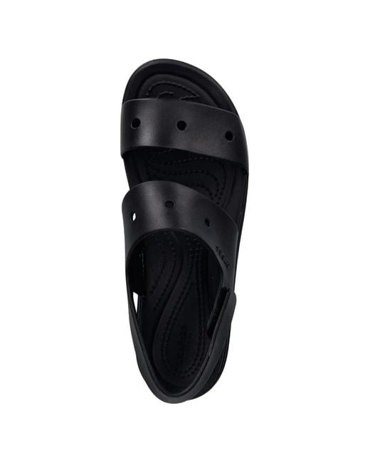 CROCSTM Black Brooklyn 4U Platform Sandals