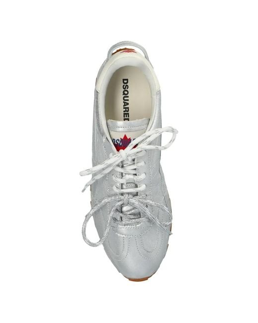DSquared² White Dc-642 Sneakers