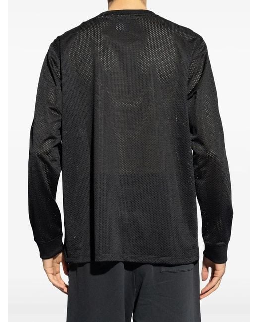 Adidas Black Pride 3-Stripe Mesh T-Shirt for men