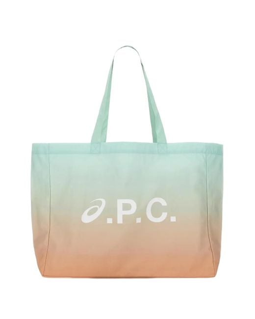 A.P.C. Diane Tote Bag mit Farbverlauf in Blue für Herren