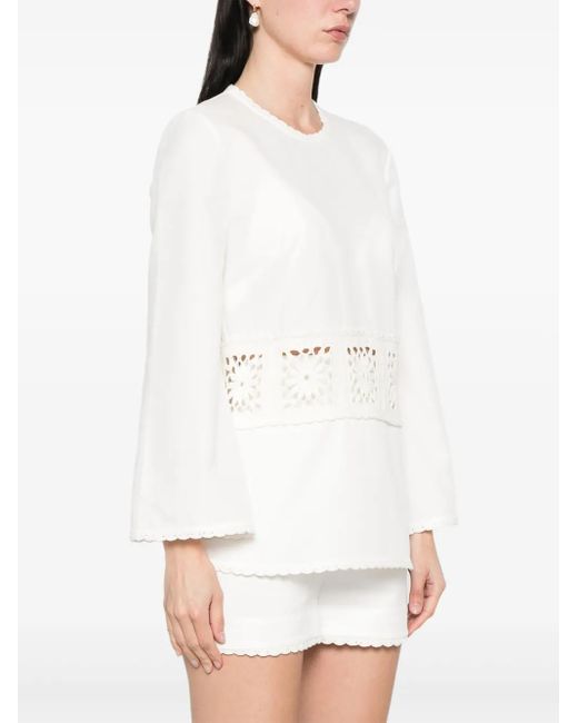 Zimmermann White Maxine Tunic
