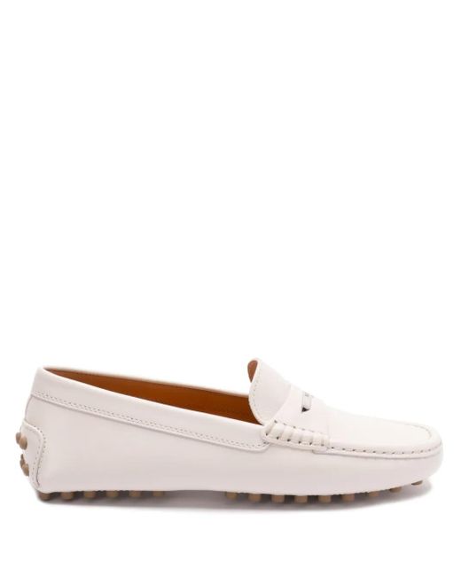 Tod's Gommino ドライビングシューズ White