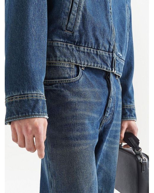Prada Jeans im Five-Pocket-Design in Blau für Herren | Lyst DE