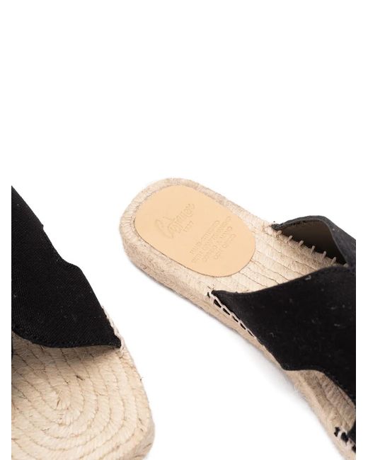 Castaner Black Priya/001 Cut-Out Espadrilles