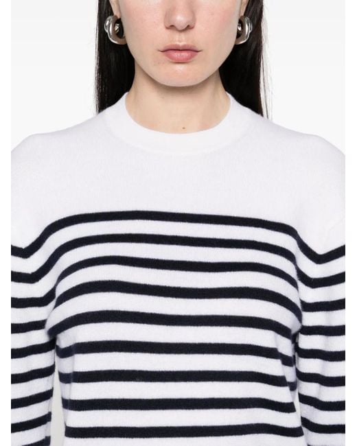 Khaite White Cashmere Mini Shirt For