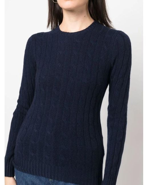 Polo Ralph Lauren ケーブルニット カシミアセーター Blue