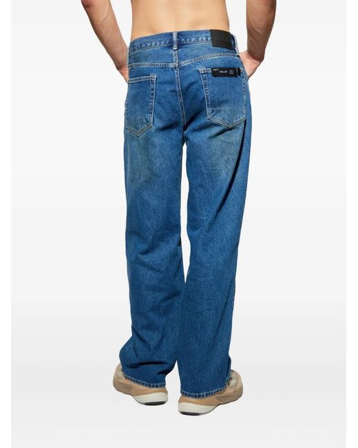 AllSaints Blue Mullen Five-Pockets Jeans for men