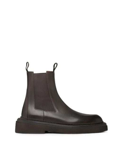 Marsèll Black Pollicione Chelsea Boots for men