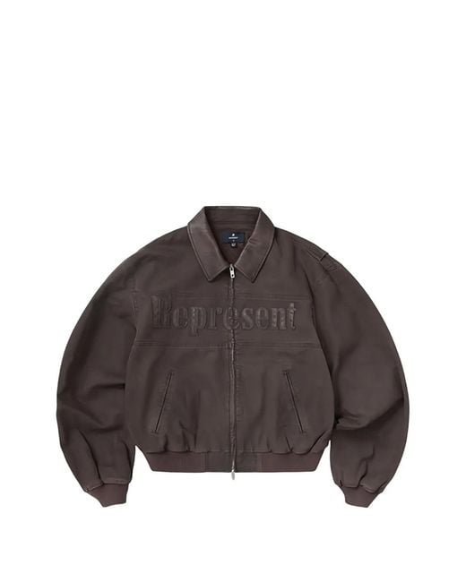 Represent Brown Roscoe Bomber Jacket for men