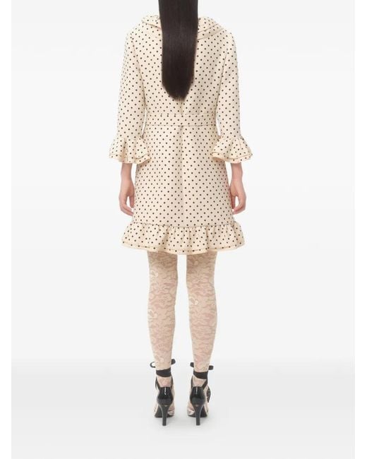 Valentino Garavani Natural Plusdepois-Print Mini Dress