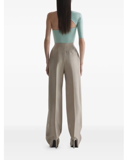 Mugler Green Draped Loop T-Shirt