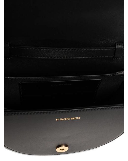 By Malene Birger Black Cebelli Leather Tote Bag