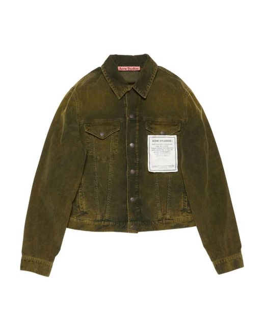 Chaqueta de pana Acne de color Green