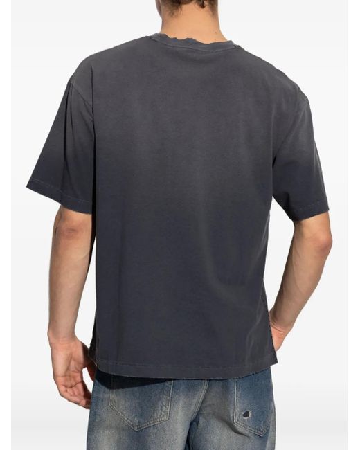 M I S B H V Katoenen T-Shirt Met Grafische Print in het Black voor heren