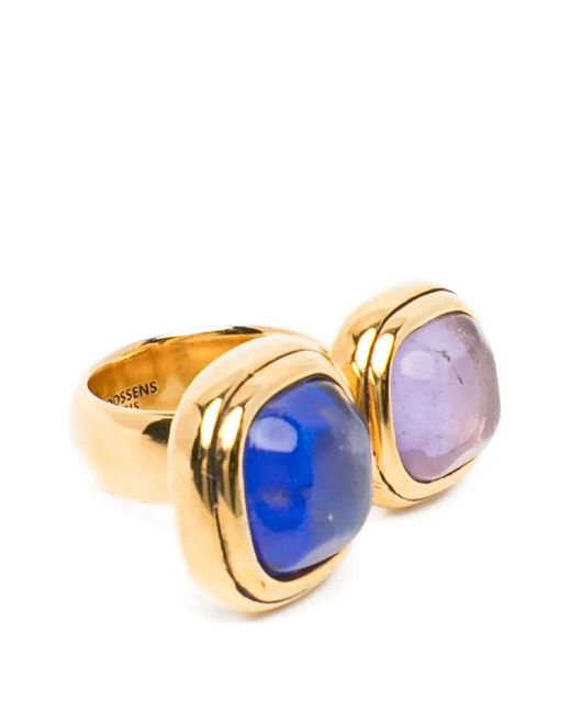 Goossens Blue Renaissance Double Ring