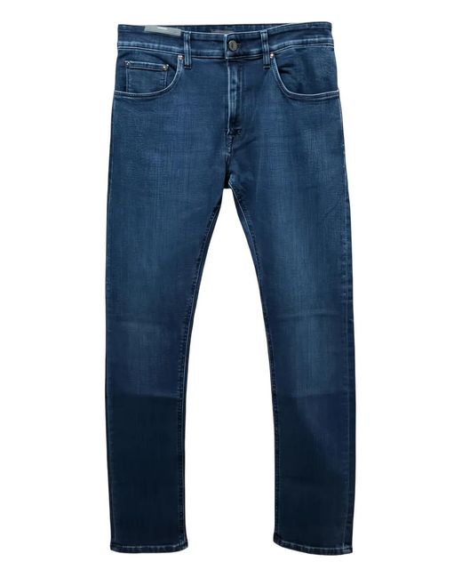 PT Torino Blue Logo-Patch Jeans for men