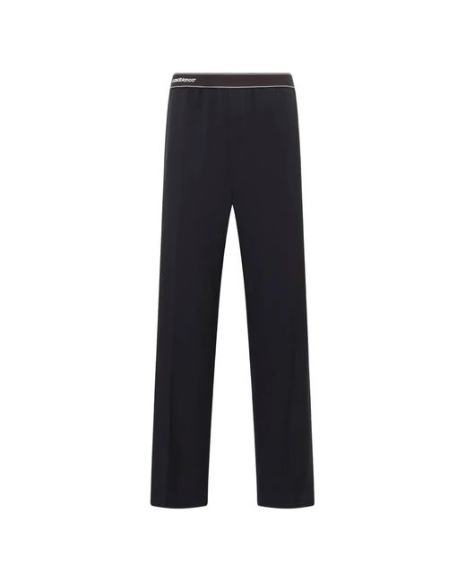 Casablanca Blue Logo-Waistband Tailored Trousers for men