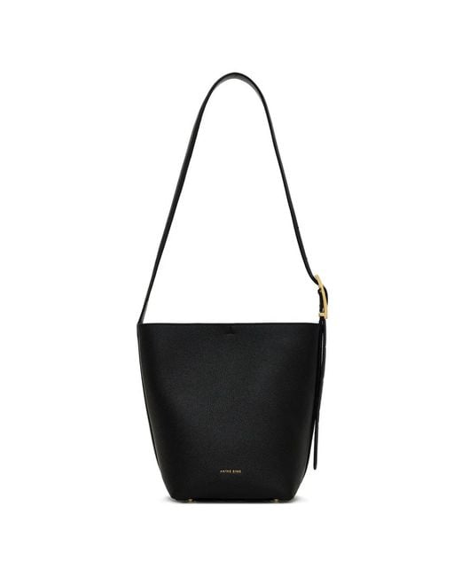 Anine Bing Black Medium Elly Bucket Bag
