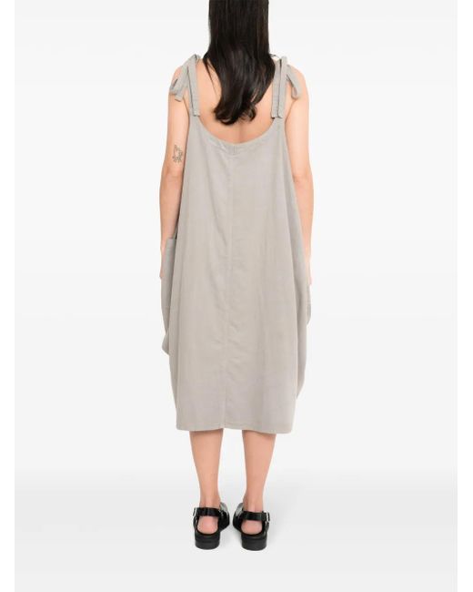 Vestido con eslogan estampado Uma | Raquel Blay de color Gray