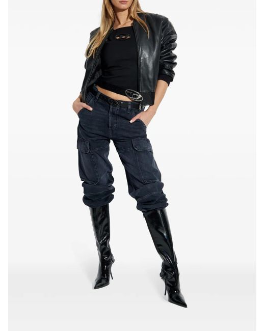 DIESEL Blue Cargo Denim Jeans