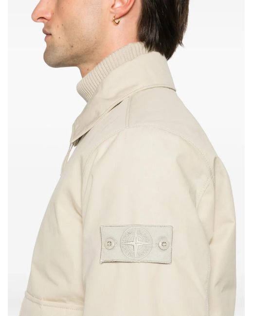 Stone Island Natural Compass-Badge Jacket for men