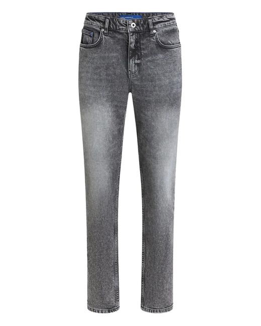 Vaqueros De Algodón Stretch Karl Lagerfeld de hombre de color Gray