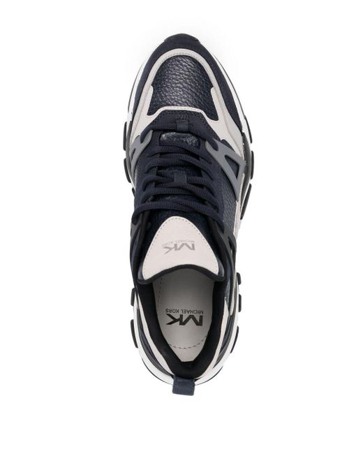 Michael Kors Nick Low-top Sneakers in het Blauw voor heren - Lyst