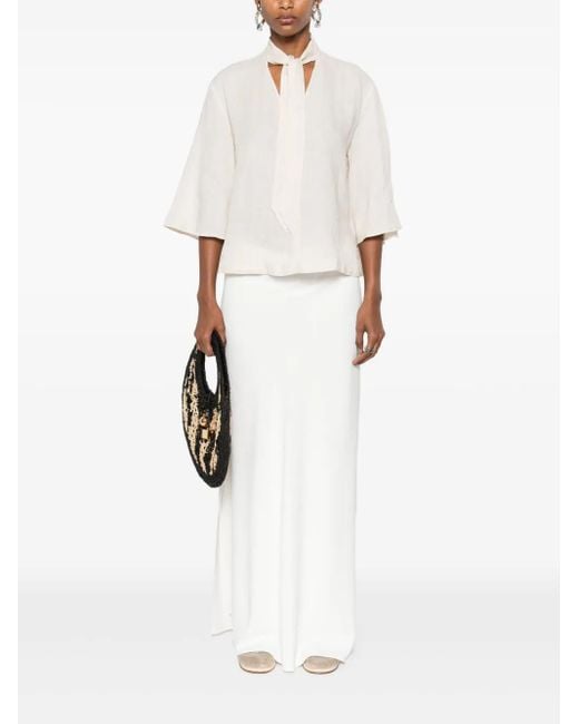 Slowear White Blouse En Toile