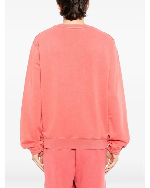 A_COLD_WALL* Pink Logo-Print Sweater for men
