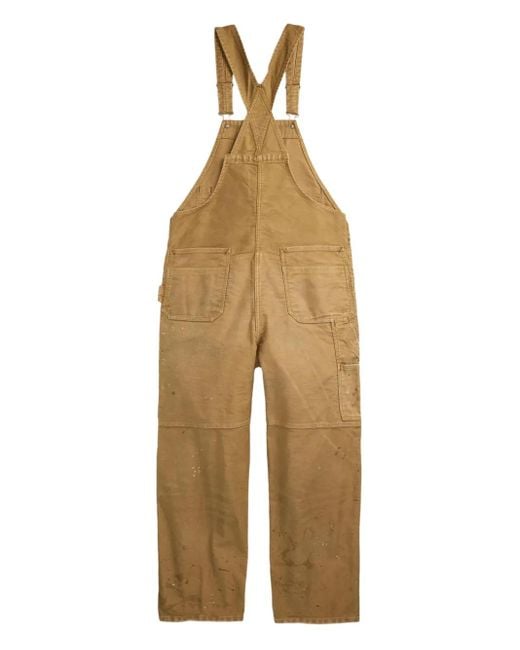 RRL Natural Paint-Splatter Dungarees for men