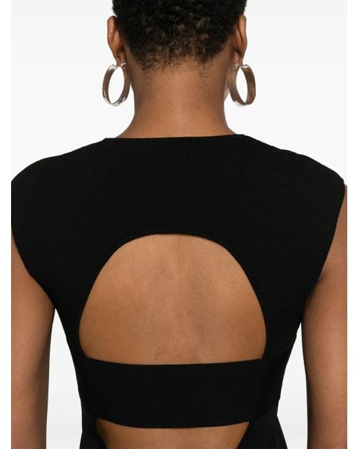P.A.R.O.S.H. Black Roma Top