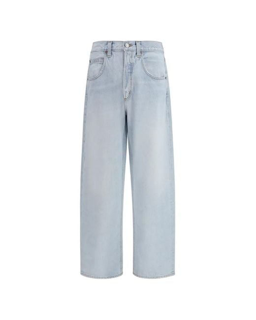 Agolde Blue Fusion Button Jeans for men