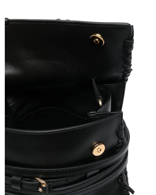 Moschino レザー トートバッグ Black