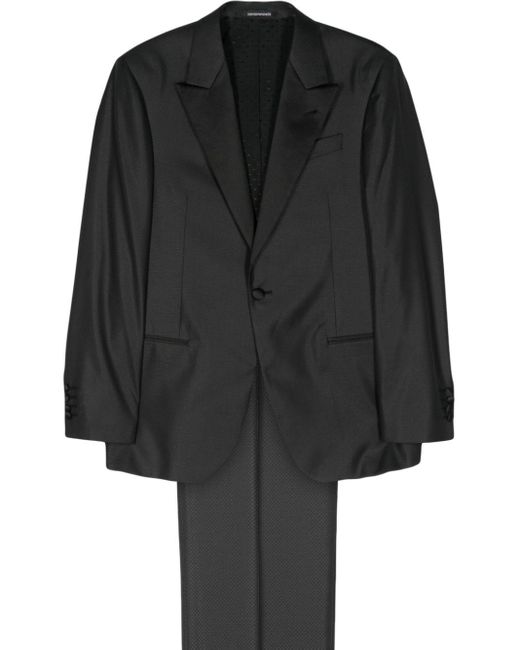 Emporio Armani Einreihiger Anzug in Black für Herren