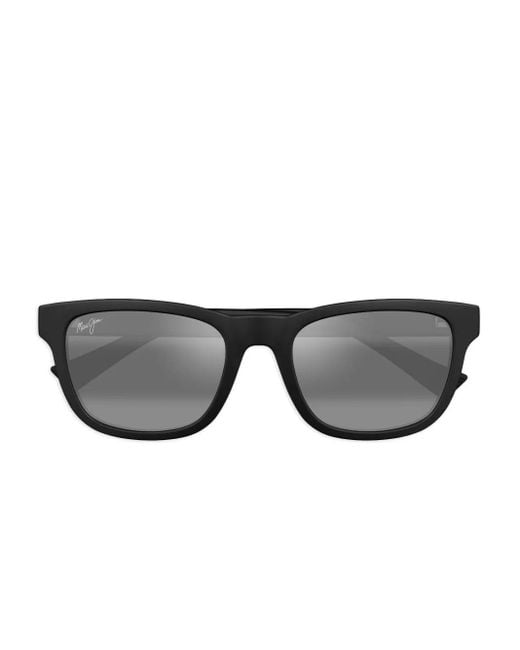 Maui Jim Gray Kāpi'I Square-Frame Sunglasses