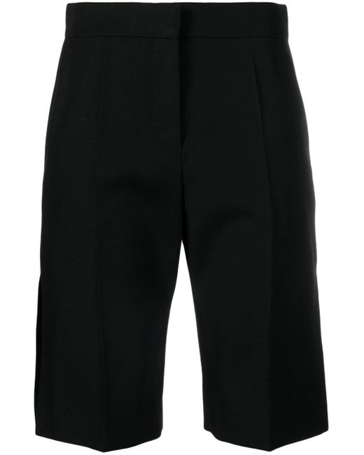 Givenchy Black Tailored Wool Shorts - Women's - Wool/cotton